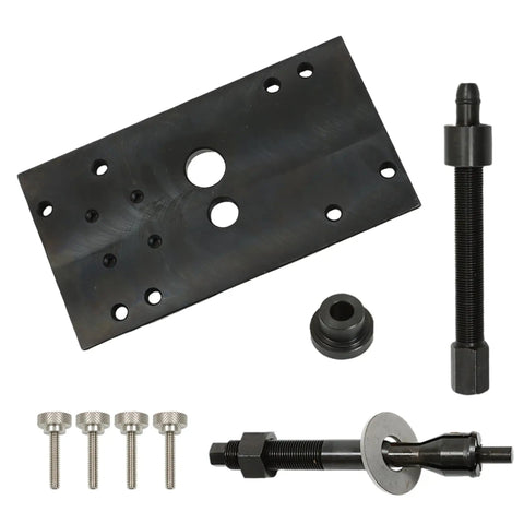 Motorcycle M8 Inner Camshaft Bearing Remover Puller and Installer Tool with plate, bolts, and screws