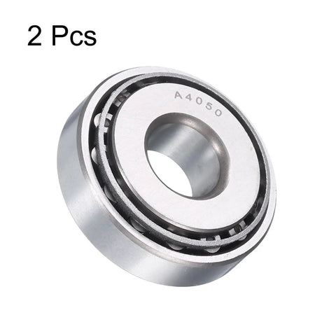 Close-up of 2-piece Beefy Heavy Duty Tapered Roller Bearing Cone And Cup Set 0.5 Inch Bore 1.3775 Inch OD 0.433 Inch Thick