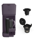 Single Serve Coffee Maker For K Cup And Ground Coffee, Removable Adjustable Drip Tray, Auto Shutoff, Dishwasher Safe Accessories