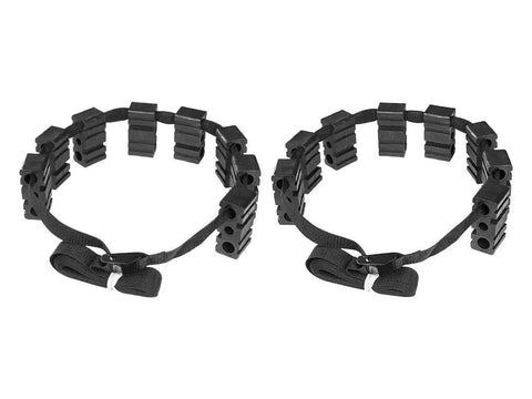 Tree Saver Block Kit For Zip Line Dual Tree Setup With Adjustable Straps, 16 Heavy Duty Nylon Blocks Protect Bark From Cable, Fits Trees Up To 3 Feet Diameter
