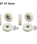 Electric Bike Hub Motor Planetary Gear Set With 608 Bearings 6 Nylon Stainless Steel Replacement Gears 35T 47.5mm & circlips