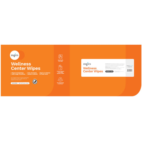 Gym Equipment And Surface Cleaning Wipes For Wellness Centers, Durable Pre Saturated Wipes That Are Safe On Machines And Mats packaging