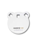 Front view of white 10-inch AR500 steel gong, part of Heavy Duty AR500 Steel Target Set for Rifle and Pistol Practice.