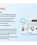 Lock Down Your Network With This Bulletproof TZ480 Firewall Boasting 4 Gbps Throughput showing TZ580 network security setup.