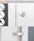 Heavy Duty Aluminum Alloy Access Panel 6X6 Inch Service Door screwdriver latch lock for easy access to electrical repairs.