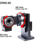 Pro Grade Heavy Duty Fourth And Fifth Axis Motorized Hollow Rotary Table Built Tough And Runs Smooth For Top Shelf Precision Robot Laser Marking Projects Daily, showing 4th and 5th axis rotation.