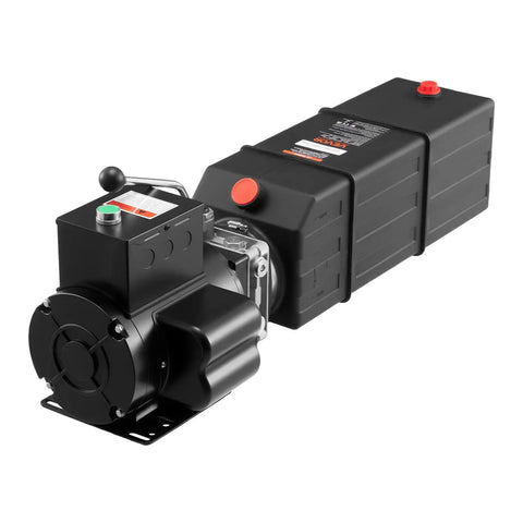 Beefy 15 Quart Hydraulic Pump With 3450 RPM Hydraulic Motor For Car Lift And Portable Vehicle Lift 208 230 Volt 2HP Single Phase Dump Trailer Auto Lift