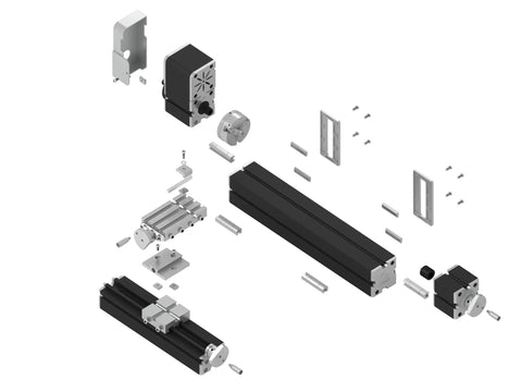 Exploded view of EssSthmy Mini Metal Lathe Machine parts, showcasing components for woodworking and soft metal projects.