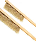 Two Pack Bee Brush With Wooden Handle For Beekeeping, Soft Horsehair Bristles, Bee Hive Brush, 14 Inch Long Beekeeper Brush Set