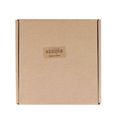 Brown box packaging for Half Inch AC 110V Automatic Timed Drain Valve For Air Compressor Tank, labeled 'szijia' Made in China