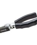 Eight-Sheet Handheld One-Hole Punch For Quick Paper Punching With One Quarter Inch Holes, Tough Metal Body And Ergonomic Rubber Grip, Black Finish