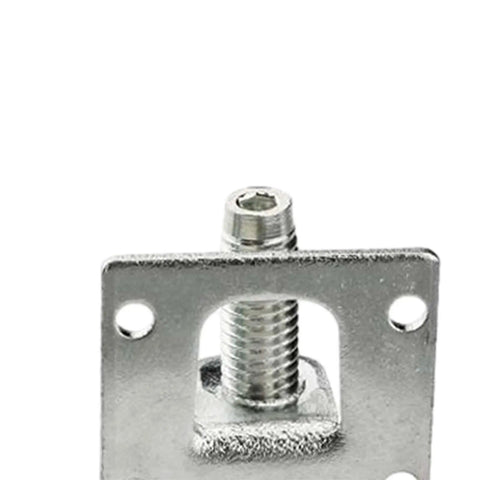 Adjustable Leveling Feet for Tables and Furniture Posts 50mm Beefy Steel Leg Levelers Chair Riser Extenders close-up view