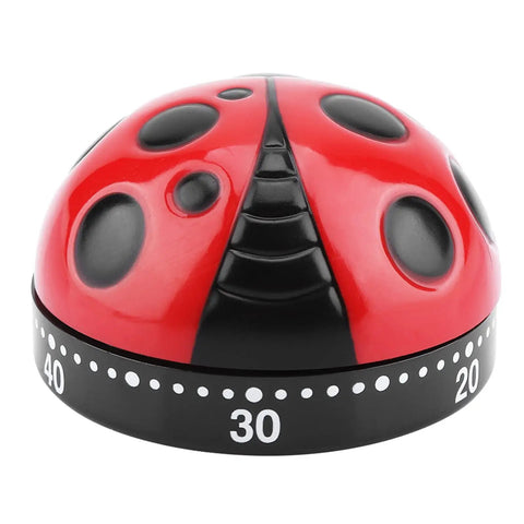 Wind Up Mechanical Timer With 60 Minute Countdown For Kitchen Cooking And Lab Tasks, Rugged Premium ABS Build, Loud Beep