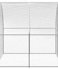 Spacious Outdoor Chicken Coop With Galvanized Steel Frame, UV Resistant Roof, Heavy Duty Hen House, front view