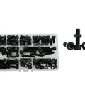 Beefed Up Alloy Steel 12.9 DIN912 Hex Socket Cap Bolts And Nuts Kit For M2 M3 M4 M5 M6 Heavy Duty Socket Head Fasteners With Matching Nuts Ideal For Automotive Motorcycle Bike Machinery And DIY Projects. alloy steel hex bolt and nut kit in organizer tray