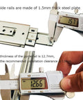 Measurement of Heavy Duty Soft Close Drawer Slides With Locking Rails, 14 Inch Full Extension, Cold Rolled Steel Tracks.