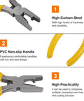 Must Have Waterproof Gel Filled Wire Connector Kit 151 Piece All In One Crimping Pliers with PVC Non-slip Handle
