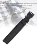 4 In 1 Blade Sharpener With Glass Cutter, Quick Easy Edge Polishing For Axes Hoes Scythes And More, plastic handle