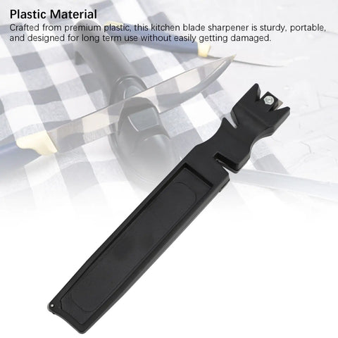 4 In 1 Blade Sharpener With Glass Cutter, Quick Easy Edge Polishing For Axes Hoes Scythes And More, plastic handle