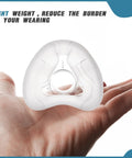 Replacement AirFit N20 Nasal Cushion Two Pack on hand, medium size, lightweight white cushion, for original frame.