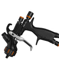 Professional PHS-155 Pneumatic Paint Spray Gun With Interchangeable 1.3mm And 1.8mm Tips For A Hella Smooth Automotive Clear Coat.