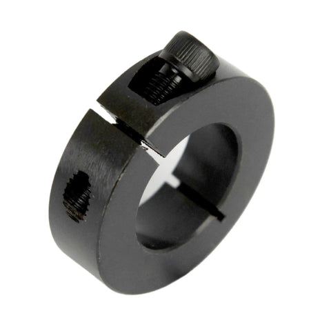 5/8 Inch Bore Single Split Shaft Collar With Set Screw, 1-5/16 Inch Outer Diameter, 7/16 Inch Width, Carbon Steel