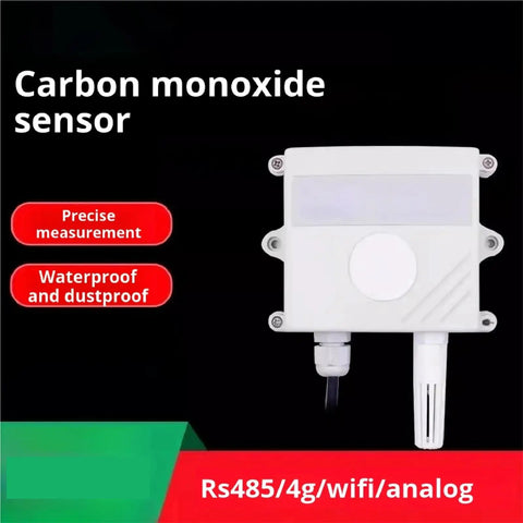 Badass Industrial Carbon Monoxide Sensor And Gas Detector With 1000 Ppm Accuracy Instant Coal Smoke Alarm 0 To 10 V Signal Output For Heavy Duty Worksites And Knockout Protection
