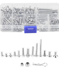 RC Car Screw Kit For Slash 4x4 Short Course Truck Stainless Steel Screws In Assorted Lengths displayed with storage box