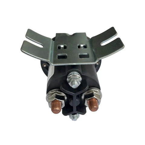 12V 24V 200A Electric Stacker Forklift Tail Plate Oil Pump Start Switch Relay Contactor front view with mounting bracket.