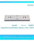 Pro Level 500mm Steel Calibration Block Gauge Dead Nuts Precise Under.0005 Millimeters Right Angle Master Block showing specifications.