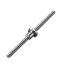 SFU1605 Ball Screw Nut Assembly For CNC Machines, 16mm Diameter, 5mm Lead, 400mm Length, GCr15 steel, shown with nut