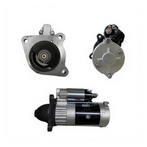 24V 11 Teeth 5.2KW Starter Motor With Preinstalled Solenoid And Mounting Bracket Plug And Play Replacement For Diesel Engines R6105 R4105