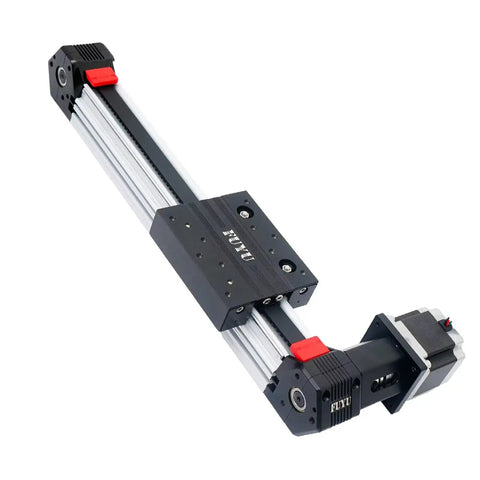 FPB45 CNC Linear Rail Belt Drive Stage With Smooth Motion Actuator For Router And Milling Projects, Dual Rail Guide, Motorized NEMA Stepper Servo Motor