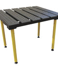 Badass Heavy Duty Modular Welding Table Built With Legit Cnc Machined Five Eighth Peg Holes And A Solid Two Inch Grid for efficient metal work.
