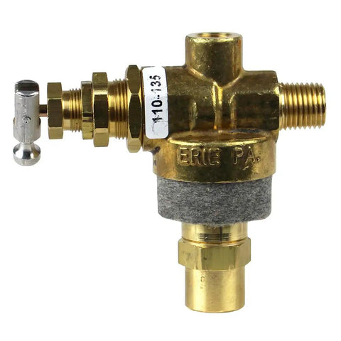 131B Pilot Unloader Valve For Air Compressors, Gold Finish Replacement Part With Easy Install, High Quality Valve