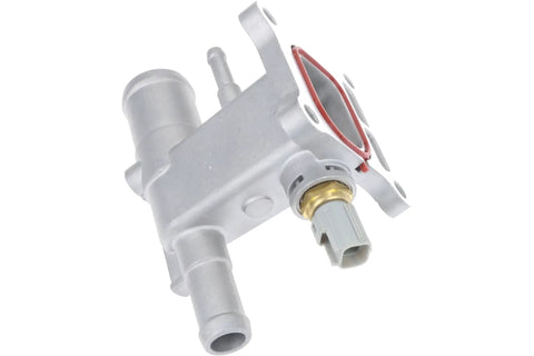 Direct Bolt On Aluminum Water Outlet Assembly With Coolant Sensor Plug And Go Upgrade Ditches Brittle OEM Plastic for heavy duty use.