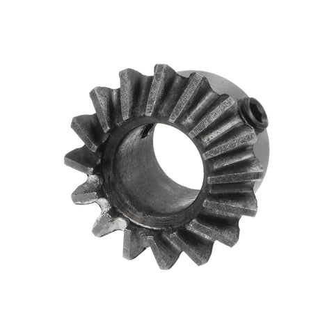 Two Bevel Gears Set 1:1 1.5 Module 16 Teeth 8mm Shaft Hole 90 Degree Tapered Bevel Pinion Gear Made From 45 Steel With M5 Fixing Hole For DIY Hardware Mechanical Rotation