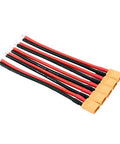 Five Pack RC Battery Connectors With 10cm 16 AWG Silicone Wire For LiPo FPV Drones And Turnigy Zippy Male Plug Adapters