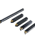 Five Eighths Inch Mini Indexable Turning Tool Boring Kit With Five Holders For A Tight Rigid Lathe Setup And TCMT325 Inserts