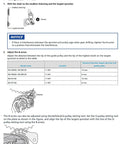Instructions for adjusting B-screw on 12T Electric Rear Derailleur Adjuster Gauge Tool for Road Bikes Chain Gap Guide.