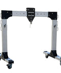 Portable Aluminum Gantry Crane 2204 Pounds Capacity mobile workshop hoist with adjustable frame and wheels.