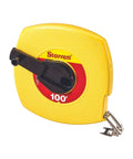 Retractable Long Tape Measure with Durable ABS Case and Folding Hook, 100 Feet of 3/8 Inch Wide Imperial Tape, L1 Graduation Style