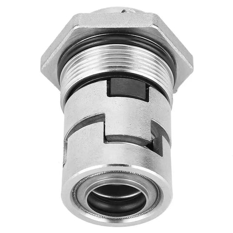 16mm Stainless Steel Vertical Multistage Mechanical Seal For Water Treatment And Seawater High Pressure High Temperature Resistant Pump Seal Replacement Tough As Nails Durable Heavy Duty Seal For Pumps, front view