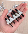 Get The Ultimate 86 Pc Rivet Nut Tool Kit With Heavy Duty Aluminum Alloy Rivnuts For Super Fast Metal Work And Easy Installation On Steel Jobs. aluminum rivnuts m5 m7 in hand