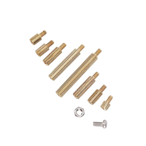 Awesome 260 Piece Brass Standoff Spacer Kit With Assorted Nuts For Daily Repair And Assembly Projects Featuring Deep Threads And Secure Fit For All Industrial Needs, brass spacers and screw
