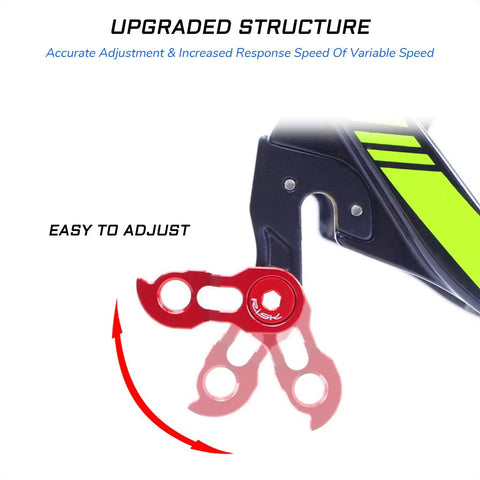 Heavy Duty Bike Derailleur Hanger Extender Kit With M10 Screws, 34T To 52T Compatibility, shown on a bike for easy installation.