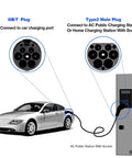 Rock Solid Type 2 To GBT EV Charging Cable, Mode 3 22Kw 32A Three Phase Electric Vehicle Cord connecting vehicle to charging station.