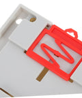Close-up of 55A Compact ABS Electrical Distribution Enclosure with mounting bracket for control panels.
