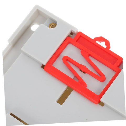 Close-up of 55A Compact ABS Electrical Distribution Enclosure with mounting bracket for control panels.