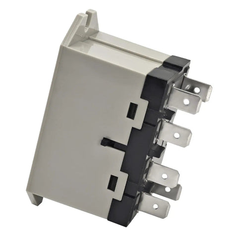 General Purpose DPST NO Relay With Test Button And Quick Connect Terminals For Easy Wiring Flame Resistant And AC200 to 240 Volt Coil